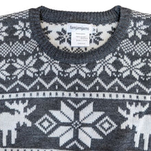 Load image into Gallery viewer, Matching Pet and Owner Christmas Sweaters: Grey Moose