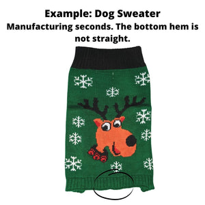 Seconds -  Matching Pet and Owner Christmas Sweaters: Rad Reindeer