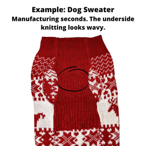 Seconds - Matching Pet and Owner Christmas Sweaters: Classic Christmas