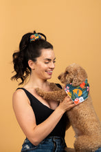 Load image into Gallery viewer, Matching Bandana and Scrunchie: Lemon Squeezy
