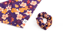 Load image into Gallery viewer, Matching Bandana and Scrunchie: Once and Floral