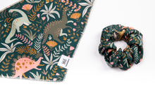 Load image into Gallery viewer, Matching Bandana and Scrunchie: Dino-mite