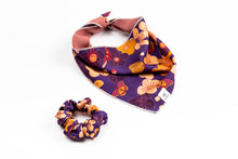 Load image into Gallery viewer, Matching Bandana and Scrunchie: Once and Floral