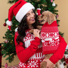 Load image into Gallery viewer, Matching Pet and Owner Christmas Sweaters: Classic Christmas