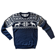 Load image into Gallery viewer, Matching Pet and Owner Christmas Sweaters: Merry Moose