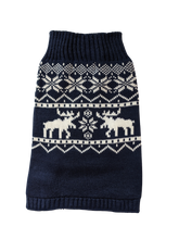 Load image into Gallery viewer, Matching Pet and Owner Christmas Sweaters: Merry Moose