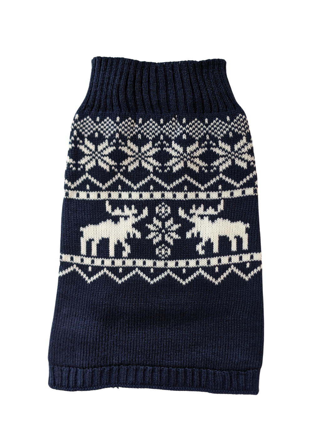 Matching Pet and Owner Christmas Sweaters: Merry Moose